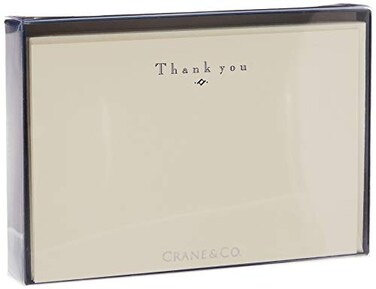 CraneCo. Crane Co Navy Hand Engraved Thank You Cards CT3116