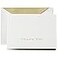 CraneCo. Crane Co Gold Hand Engraved Thank You Notes CT1308
