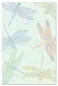 Tree-Free Greetings TreeFree Greetings EcoNotes 12 Count Dragonflies All Occasion Notecard Set with Envelopes 4 x 6 Inches FS66500