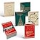 Better Office Products 50 Pack Christmas Cards with Gold Foil Iconic Images 5 x 7 High Gloss Gold Foil Interior Greeting with 50 Envelopes 50 Count Boxed Set