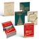 Better Office Products 50 Pack Christmas Cards with Gold Foil Iconic Images 5 x 7 High Gloss Gold Foil Interior Greeting with 50 Envelopes 50 Count Boxed Set