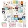 Racrico 60 Unique Birthday Cards Assorted Happy Birthday Cards 5 x 7 inches With Messages Envelopes Stickers in Bulk Boxed Set