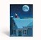 Stonehouse Collection Holiday Night Santa Moon Gazing 18 Christmas Cards and Envelopes USA Made