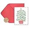 Papyrus Boxed Christmas Cards with Envelopes Merry Little Christmas Christmas Tree 20Count
