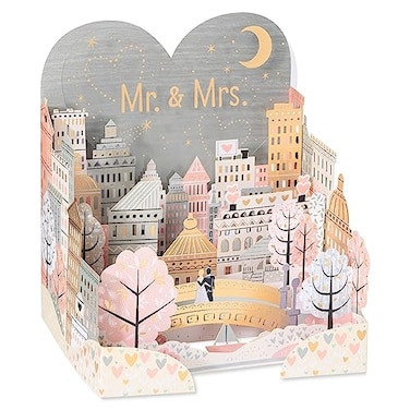 American Greetings Pop Up Wedding Card Happily Ever After