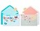 Papyrus Blank Cards with Envelopes Cherry Blossoms 2Count