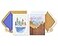 Papyrus Blank Cards with Envelopes Mountains and Trees 2Count