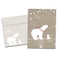 Tree-Free Greetings TreeFree Greetings Holiday Greeting Cards Polar Bear Merry Christmas Vintage Brown Recycled Paper Boxed Note Card Set 10Pack HB93300