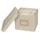 Lukeline Greeting Card Organizer and Storage Box with 15 Adjustable Dividers Stores 140 Cards Suitable for Storing Greeting Cards Envelopes Stickers Photos Notecards and More