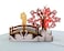 iGifts And Cards 1st Anniversary 3D PopUp Card Romantic Couple on Bridge with Love Tree Swans Wedding Gift Husband Parents Couples 475 x 7 with Envelope
