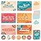Decorably 24 Pack 6x4in Employee Appreciation Cards with Envelopes and Stickers 6 Retro Designs Staff Appreciation Cards Blank Inside Promotion Recognition Work Anniversary