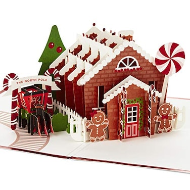 Hallmark Signature Paper Wonder Pop Up Christmas Card Gingerbread