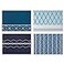 Hallmark Blank Cards Assortment Geometric Silver Foil 40 Note Cards with Envelopes