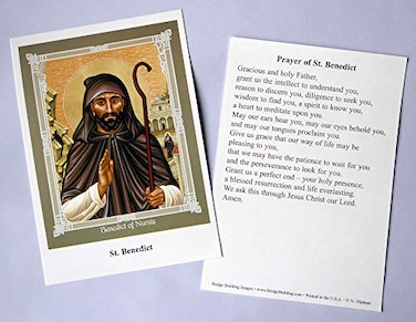 Vermont Christmas Company St Benedict Prayer CardPrayer of Saint Benedict Set of 100