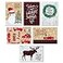 Hallmark Boxed Christmas Cards Assortment Rustic Holidays 6 Designs 24 Cards with Envelopes
