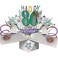 Second Nature Pop Ups Happy 80th Birthday PopUp Greeting Card Original Second Nature 3D Pop Up Cards