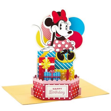 Hallmark Paper Wonder Minnie Mouse Pop Up Birthday Card Extra Sweet