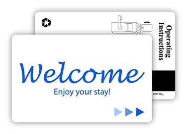 WELCOME Hotel Motel Popular Magnetic Stripe Key Cards 500 per case