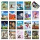 The Best Card Company 20 Assorted Thank You Notecards Bulk Box Set 4 x 512 Inch with Envelopes 20 Designs 1 Each Elefantasy Adventures AM10307TYGB1x20