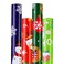 Cherubfunz Christmas Wrapping Paper 4 Rolls 93 sq ft Total Funny Santa Claus Snowflakes Snowman Pine Trees 17 in x 165 ft per Roll