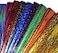 S,S Store All Mart Beautiful Holographic Metallic Colour Paper Wrapping Sheets Especially for Gifts for Loved 12Sheets Multicolour