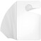 Vicenpal 100 Pack Blank Parking Permit Hang Tag Parking Placards Hang Tag 3 x 5 Inch for Car Rear View MirrorWhite