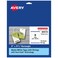 Avery Rectangle Tags Sure Feed Technology 2 x 35 Matte White Strings Included 80 Total PrinttoTheEdge LaserInkjet Printable 80514