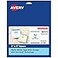 Avery Square Tags Sure Feed Technology 2 x 2 Matte White Strings Included 120 Total PrinttoTheEdge LaserInkjet Printable 80513
