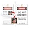 SmartSign Do Not Operate Equipment Locked Out 2 Sided Photo Lockout Tag 6 x 325 Vinyl with SelfLaminating Clear Flap Pack of 25