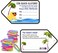 FELYC Duck Tags Cruising Rubber Duck Tag Ducking Game Cards 35 Pack 22 x 35 Inches with Hole and Rubber Bands