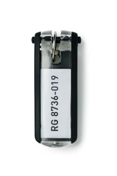 Durable Key Clips for Clear and Easy Organization of Keys Perfect for Use with Durable Key Safes Pack of 6 Innovative Key Clips in Black