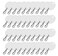 Lucky Line Oval Cabinet Key Tag with Hook White 100 Blank Tags 25890