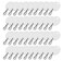 Lucky Line Oval Cabinet Key Tag with Hook White 100 Blank Tags 25890