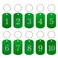 StayMax Aluminum Numbered Tags Key Tags ID Tags 150 Green