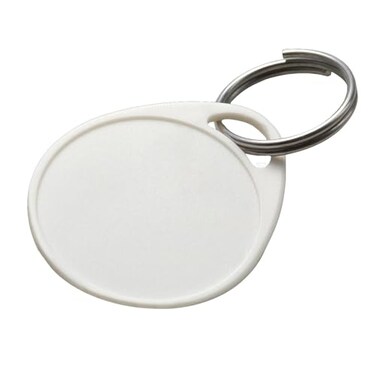 Lucky Line Round LabelIt Tag with Ring One Hole 25 Pack White 28329