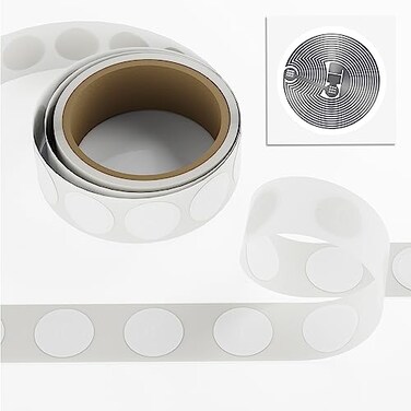 Timeskey NFC TimesKey 100pcs Ntag216 NFC Tags Adhesive NFC Stickers 25mm Fully Programmable 888 Bytes