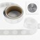 Timeskey NFC TimesKey 100pcs Ntag216 NFC Tags Adhesive NFC Stickers 25mm Fully Programmable 888 Bytes
