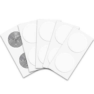 Timeskey NFC 55pcs NTAG216 NFC Tags 216 NFC Stickers NFC216 NFC Tags Stickers Programmable NFC Sticker NFC Tag 888 Bytes Compatible with All NFC Enabled Smartphones and Devices