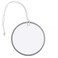 CleverDelights Metal Rim Key Tags 225 Diameter Tag with Strings White 100 Tags