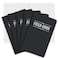 Elan Publishing Company Field NotebookPocket Journal 35x55 Black Graph Memo Book Pack of 5