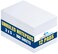 1InTheOffice Memo Pads Memo Note Pads Unruled Glued Top White Scratch Pads 3x5 100 Sheets 12Pack