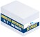 1InTheOffice Memo Pads Memo Note Pads Unruled Glued Top White Scratch Pads 3x5 100 Sheets 12Pack