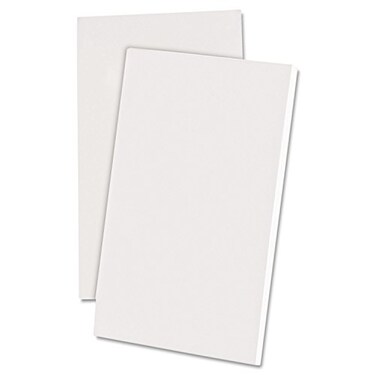 Ampad 21730 Scratch Pad Notebook Unruled 3 x 5 White 100 Sheets Pack of 12