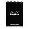 Rhodia Wirebound Notepad A6 Dot Black