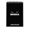 Rhodia Wirebound Notepad A6 Dot Black