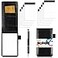 Koogel 11PCS Mini Pocket Notepad Holder Set 34 x 55 Inch Small Notepad with Pen and 9 Memo Book Refills Server Lined Papers Desk Notepads for Office Supplies Writing and Memo pads 30 Sheets Each