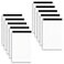 Aidunmis 10 Pack Small Notepads Refills Grocery for List White Memo Pads 3x5 In Writing Notepad of Work Server Writing Note Pads with 50 Sheets Scratch Pads Paper in Each Pad Mini Pocket Notebook Refi