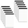 Aidunmis 10 Pack Small Notepads Refills Grocery for List White Memo Pads 3x5 In Writing Notepad of Work Server Writing Note Pads with 50 Sheets Scratch Pads Paper in Each Pad Mini Pocket Notebook Refi