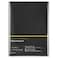 Maruman Mnemosyne Notepad Cover A5 583 x 827 Premium Black Soft Cover Folder With Lined Notepad Included For Professionals Teachers and Students Made in Japan