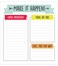 Carson Dellosa Education Carson Dellosa Aim High Notepad 50 Sheet Note Pad With Lined Paper To Do List Checklist Classroom Organization Stationary Desk Accessories and Office Supplies